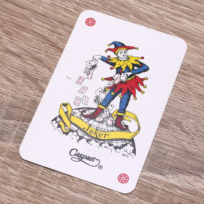 Caspari Entertaining with Caspari Double Deck of Bridge Playing Cards, Under The Palms - Image 2